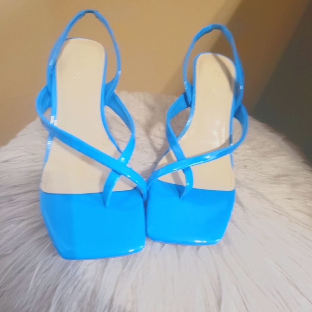 GUESS  thong slingback heels